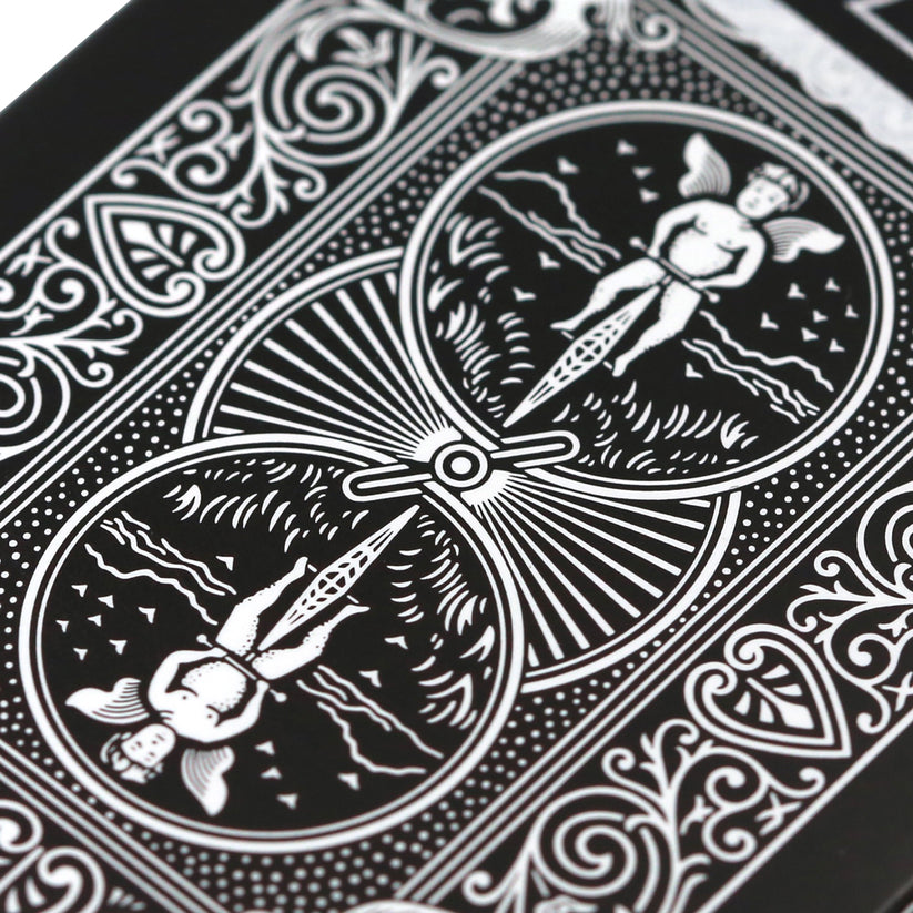 Black, White & Red Spider Deck Bicycle Playing Cards-Magic Makers Inc