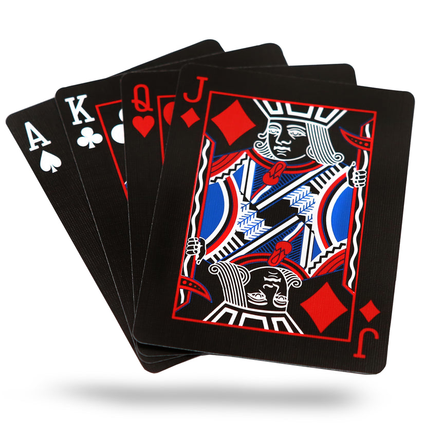 Black, White & Red Spider Deck Bicycle Playing Cards-Magic Makers Inc