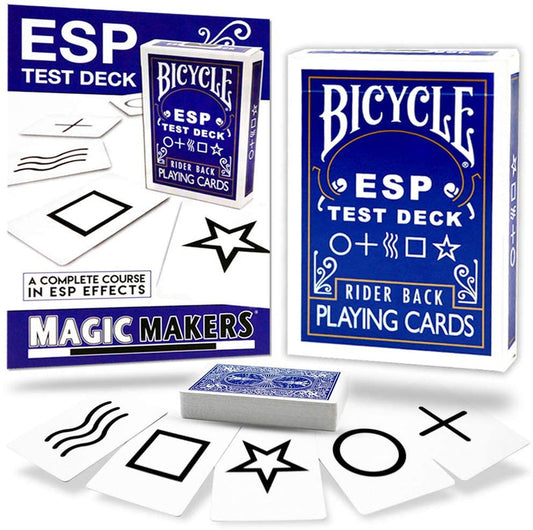 Blue Rider Bicycle ESP Test Deck Playing Cards-Magic Makers Inc