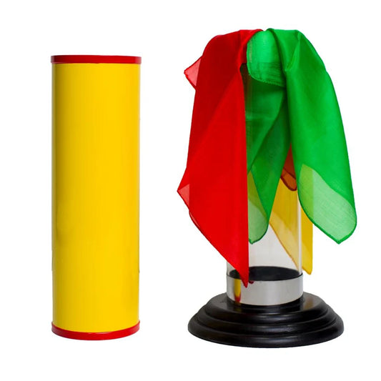 Crystal Silk Cylinder Magic Trick Pro Model-Magic Makers Inc